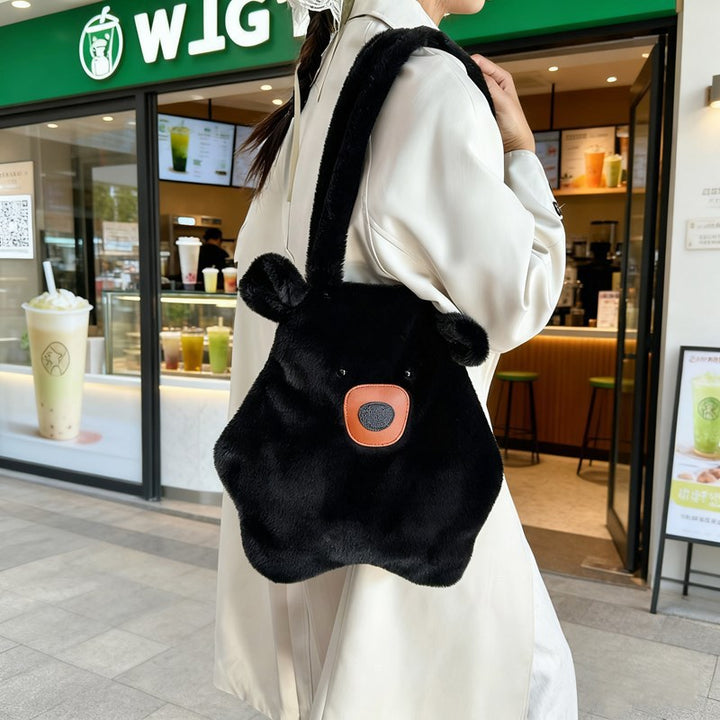 Plush Bear-Themed Tote Bag Stornfield