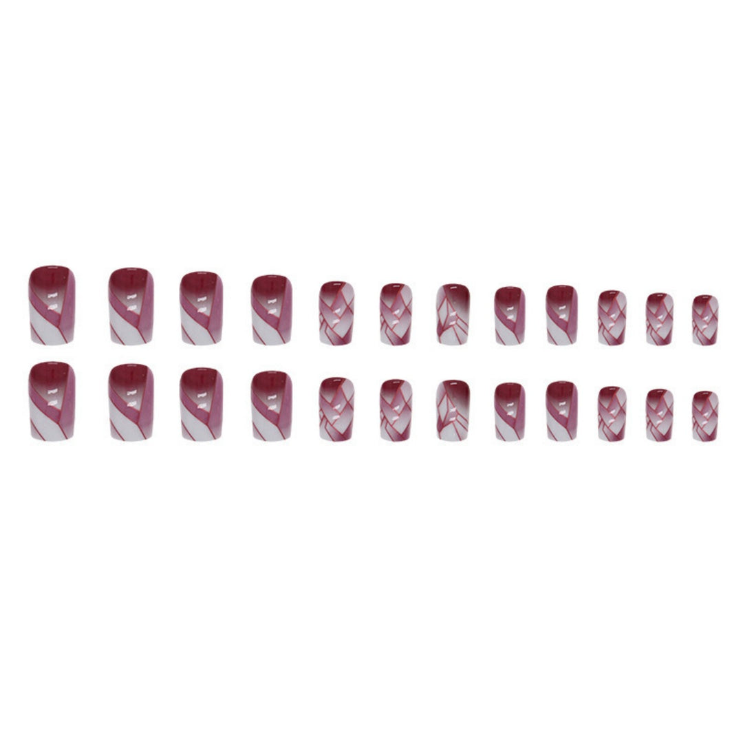 Artistic Geometric Nail Art Extensions Stornfield
