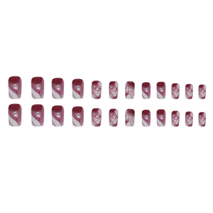 Artistic Geometric Nail Art Extensions Stornfield