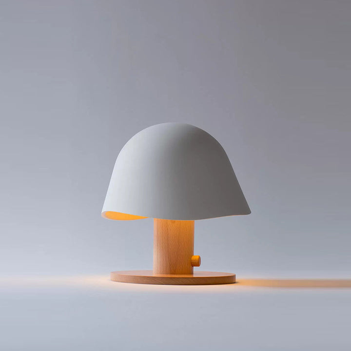 Modern Table Lamp with Unique Shade Design