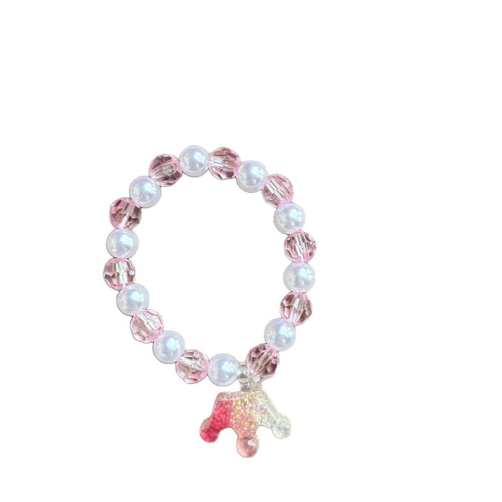 Cute bracelet with elephant charm Made of glass Stornfield