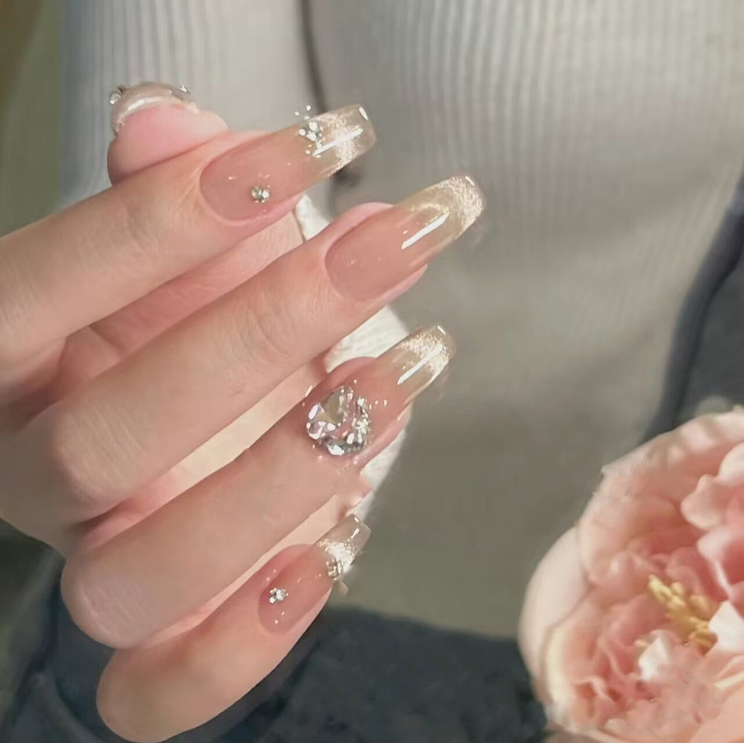 Decorative Press-On Nail Design Set Stornfield