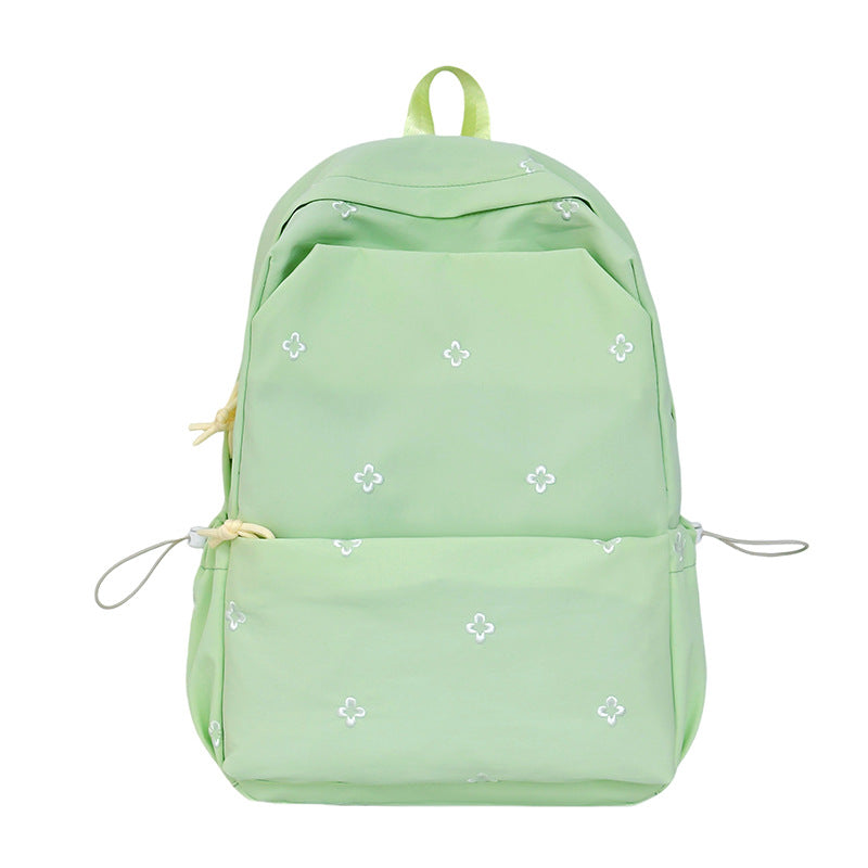 Floral Embroidered Casual Backpack Stornfield