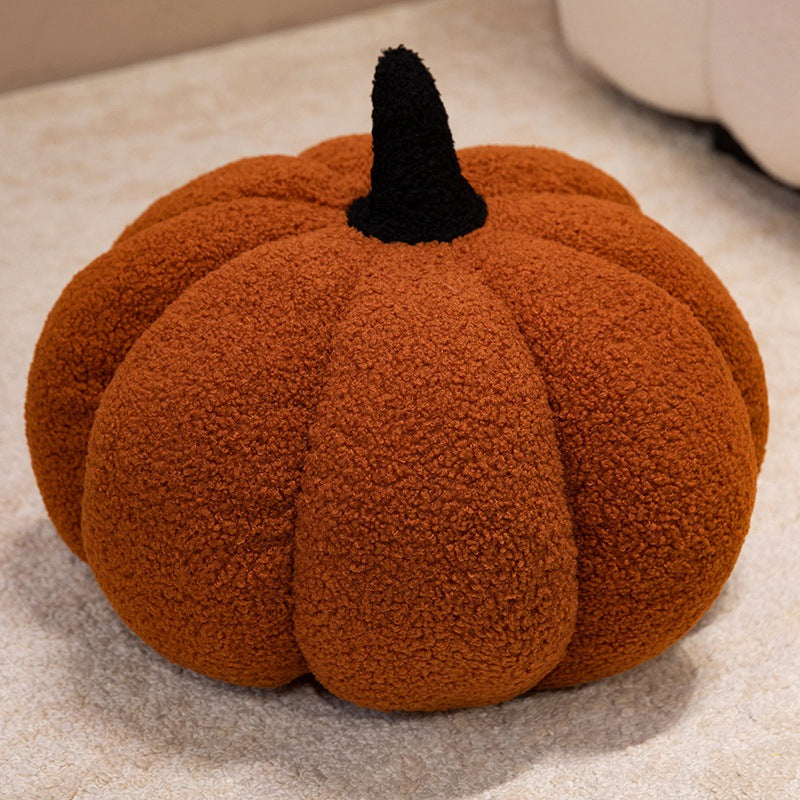 Plush cushion in pumpkin design Stornfield