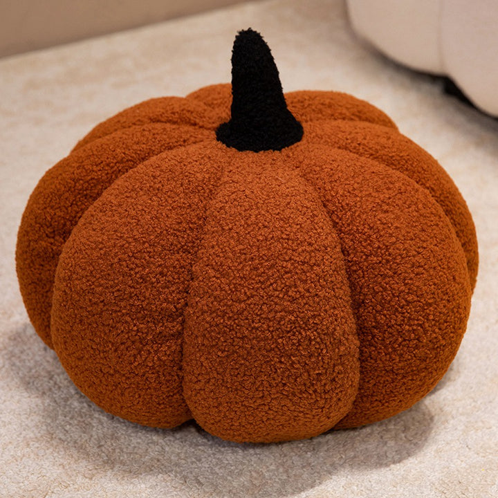 Plush cushion in pumpkin design Stornfield