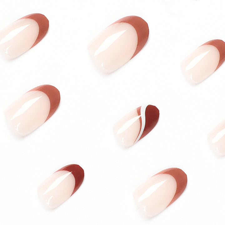 Artful nail decoration with elegant gradient and gloss Stornfield
