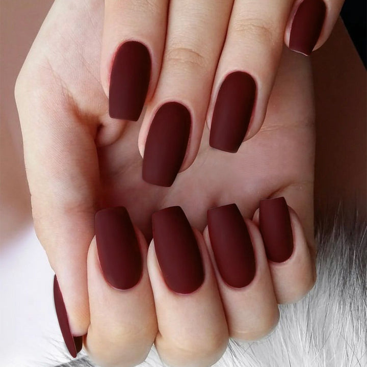 Premium Matte Long-Lasting Press-On Nails Stornfield