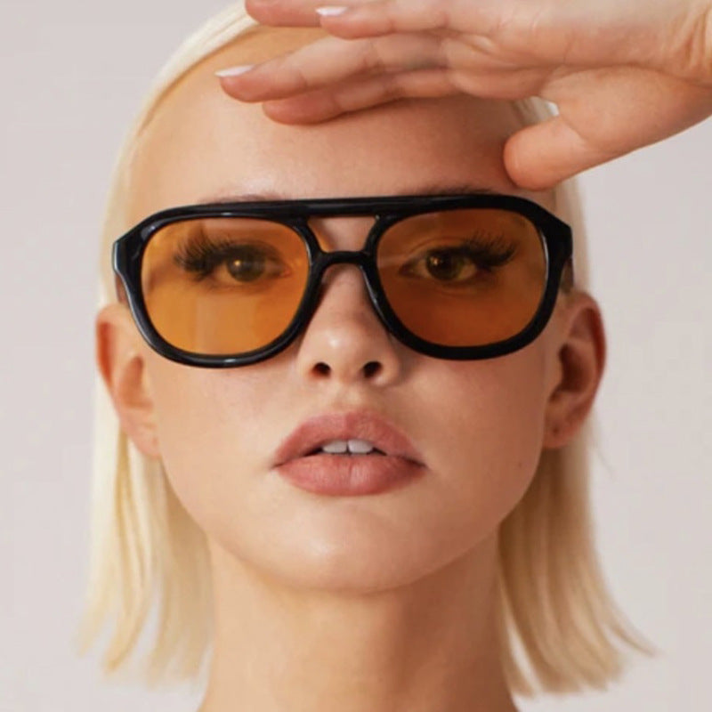 Women's fashionable sports sunglasses with wide, flexible frame Stornfield