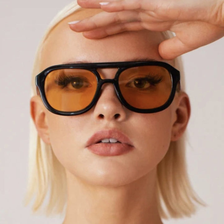 Women's fashionable sports sunglasses with wide, flexible frame Stornfield