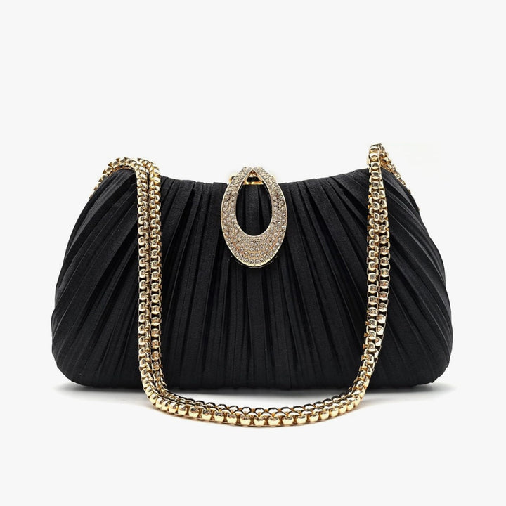 Luxurious Pleated Evening Clutch
