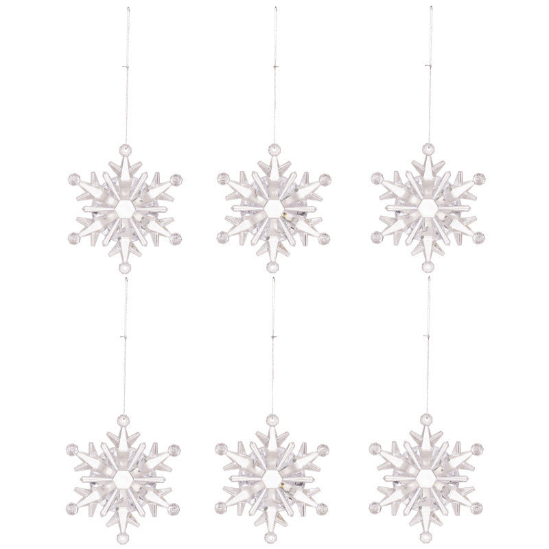Elegant Glittering Snowflake Hanging Decoration Stornfield