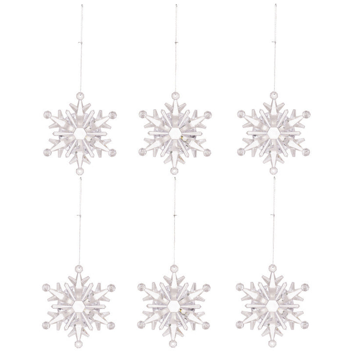 Elegant Glittering Snowflake Hanging Decoration Stornfield
