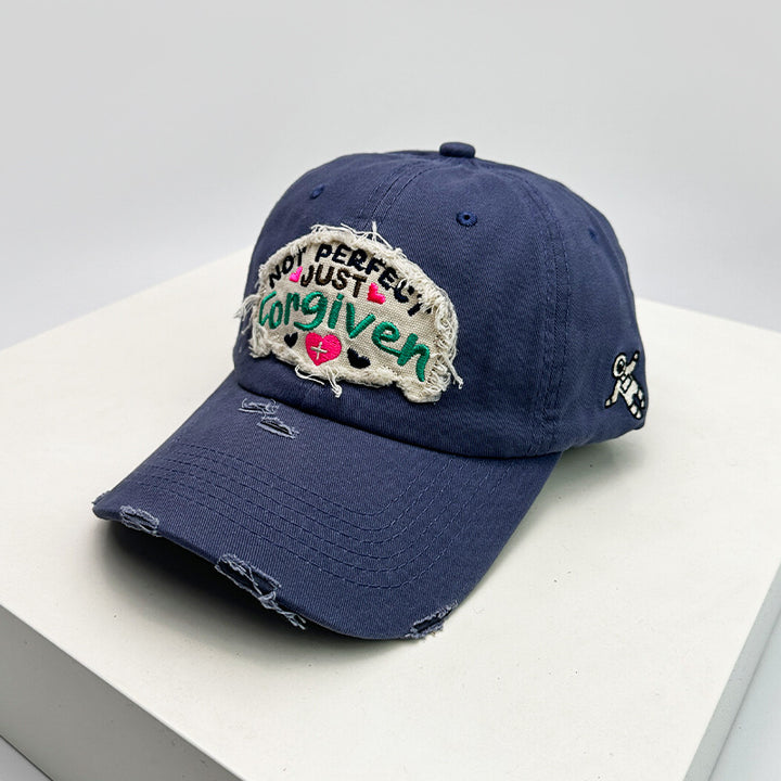 Women's Distressed Cotton Inspirational Baseball Cap Stornfield