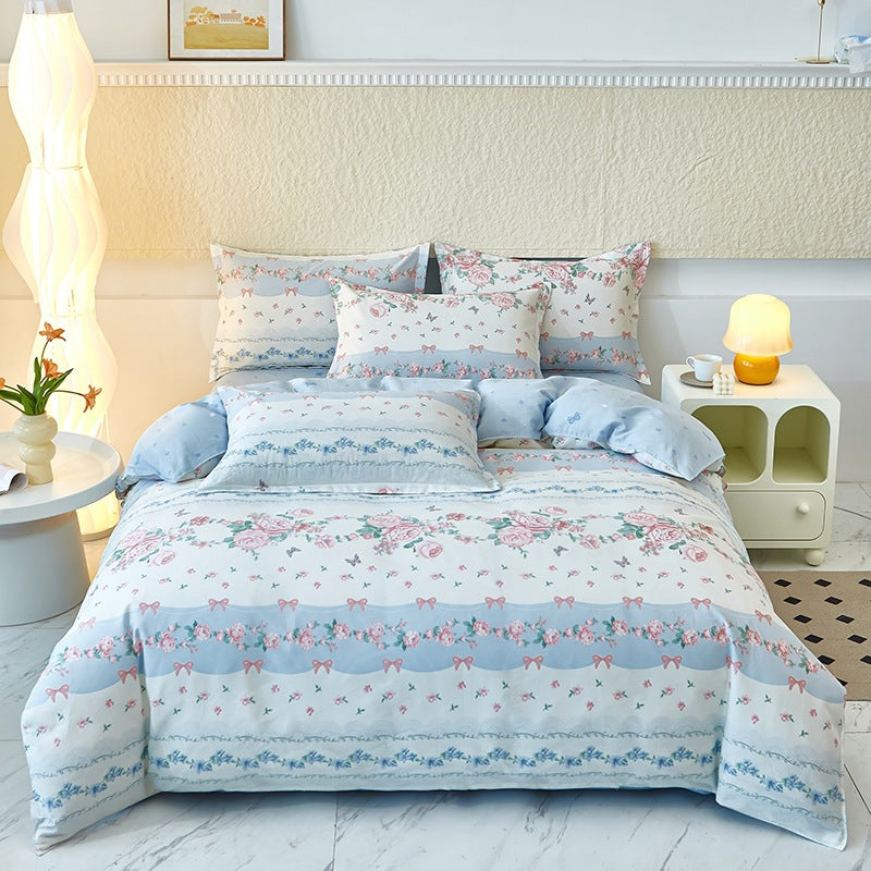 Cozy Heart Pattern Bedding Set