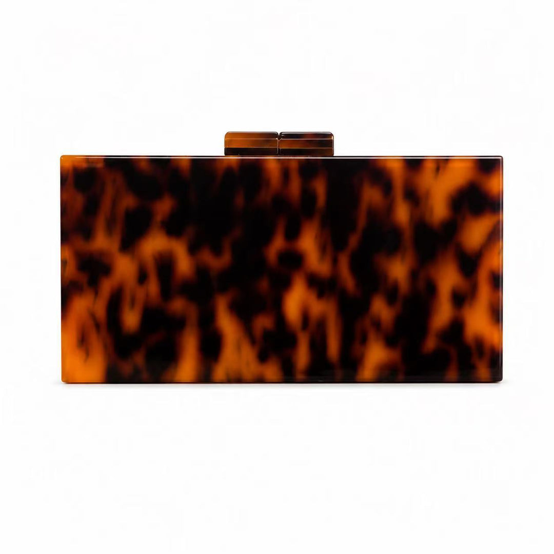 Elegant Tortoiseshell Evening Clutch