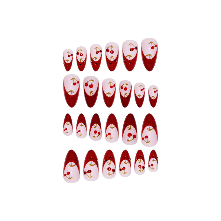 Artistic Cherry Blossom Press-On Nail Set Stornfield