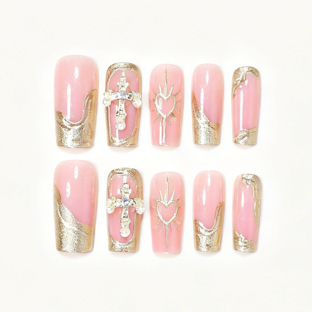 Decorative Long Acrylic Nail Tips Stornfield