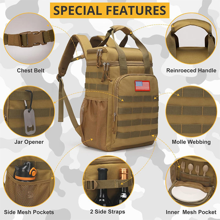 Durable and Insulated Beverage Backpack Stornfield