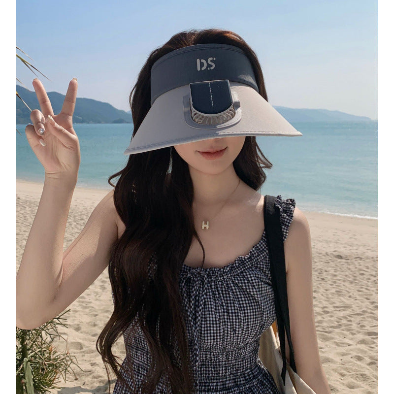 Adjustable sun visor with extra wide brim and breathable headband Stornfield