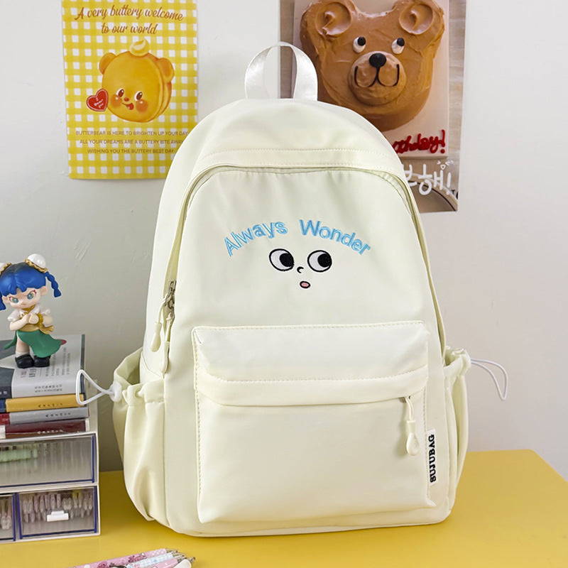 Playful Illustrated Character Backpack Stornfield