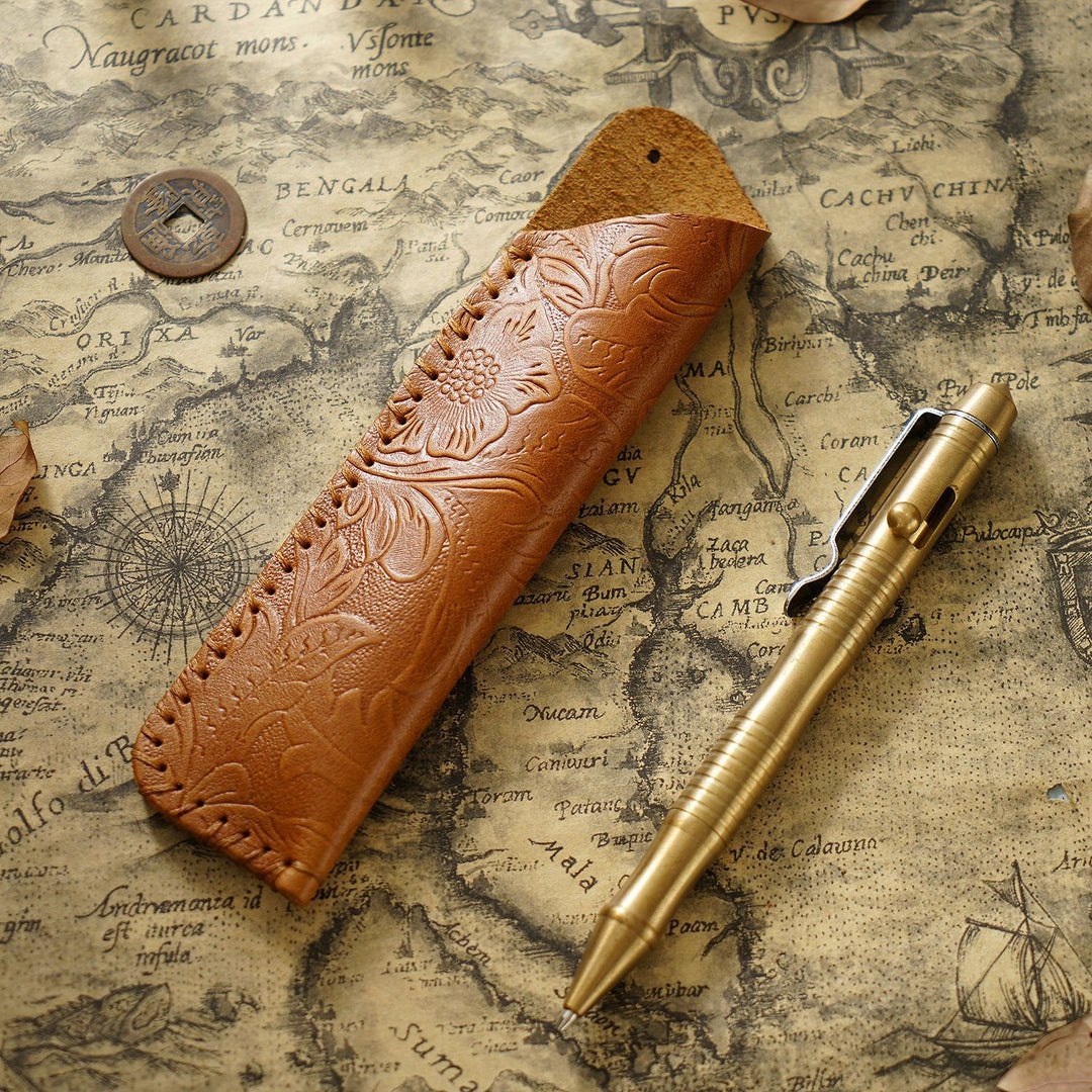 Handmade Leather Pen Case