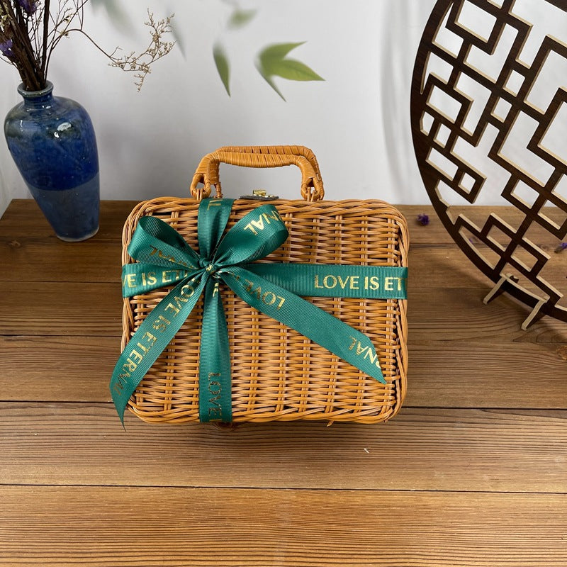 Women classic rattan handbag Stornfield