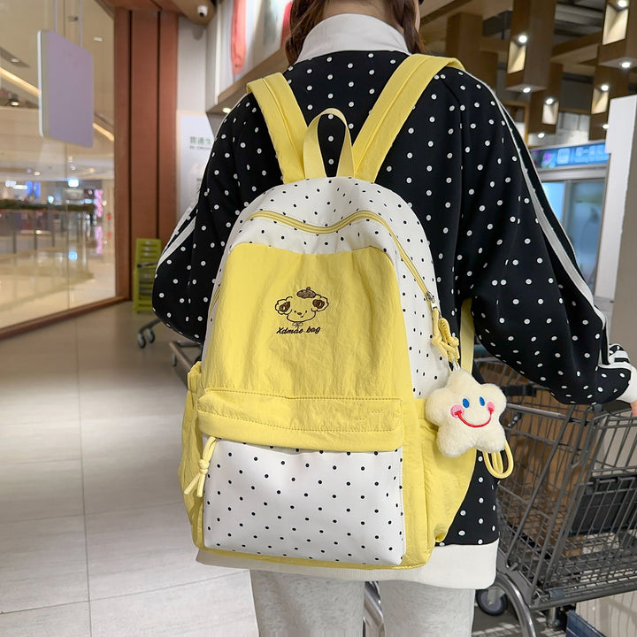 Versatile Polka Dot Backpack Stornfield