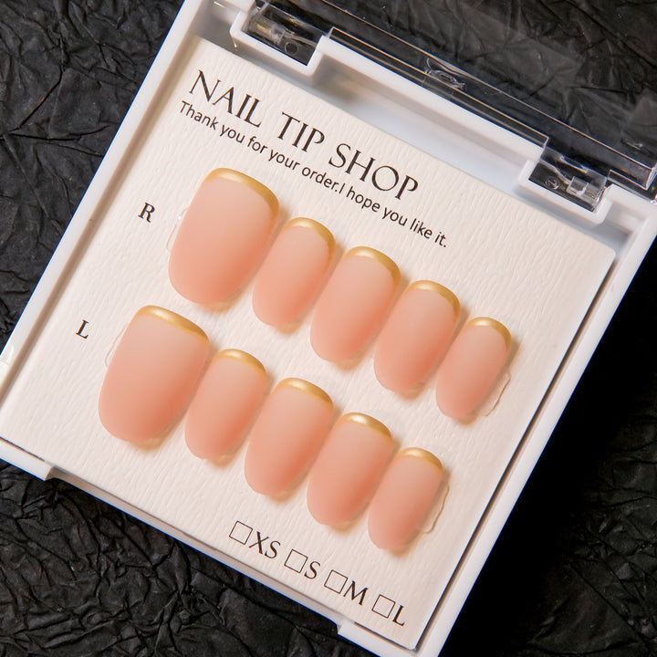 Natural Finish Press-On Nail Kit