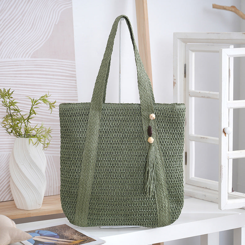 Spacious Braided Tote Bag Stornfield