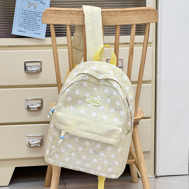 Transparent Window Star-Print Backpack Stornfield