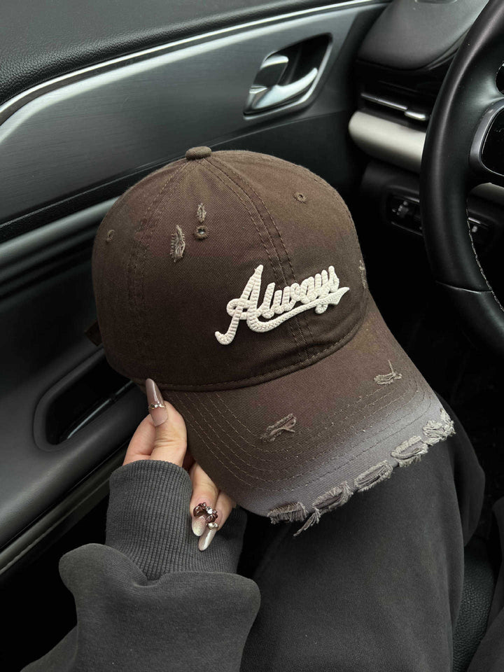Women's Distressed Graphic Baseball Cap Stornfield