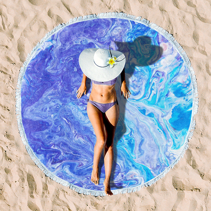Rundstrand towel with unique sunset design Stornfield