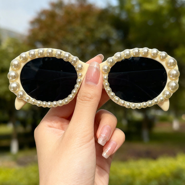 Decorative Pearl Frame Sunglasses Stornfield