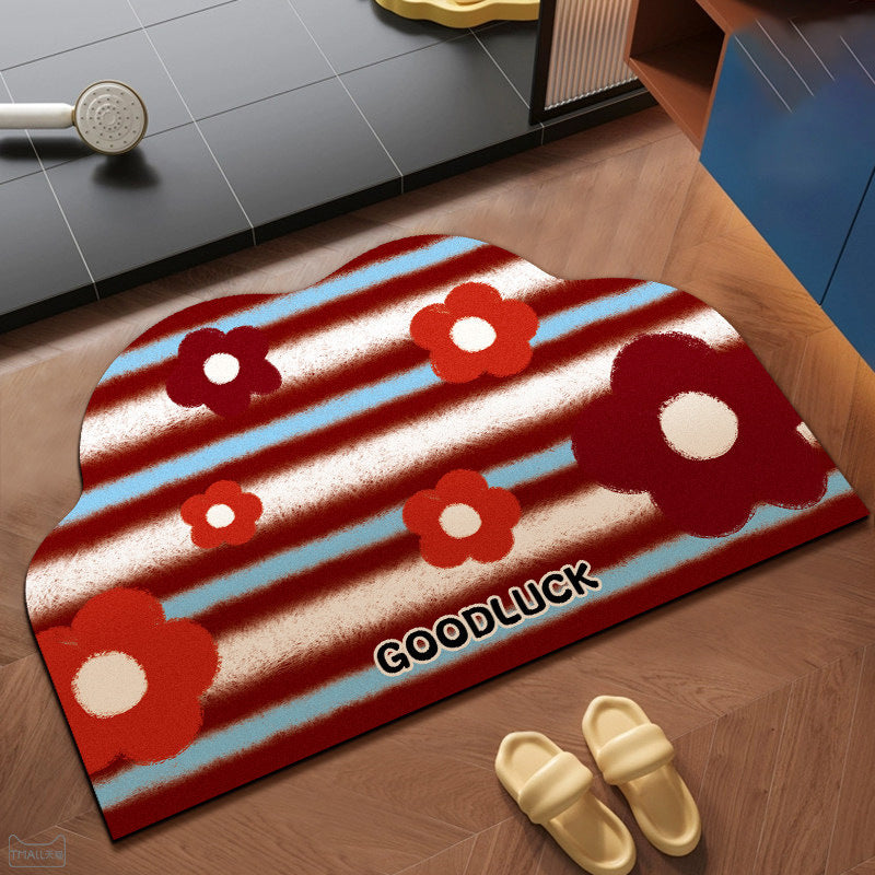 Plush Leopard Print Area Rug