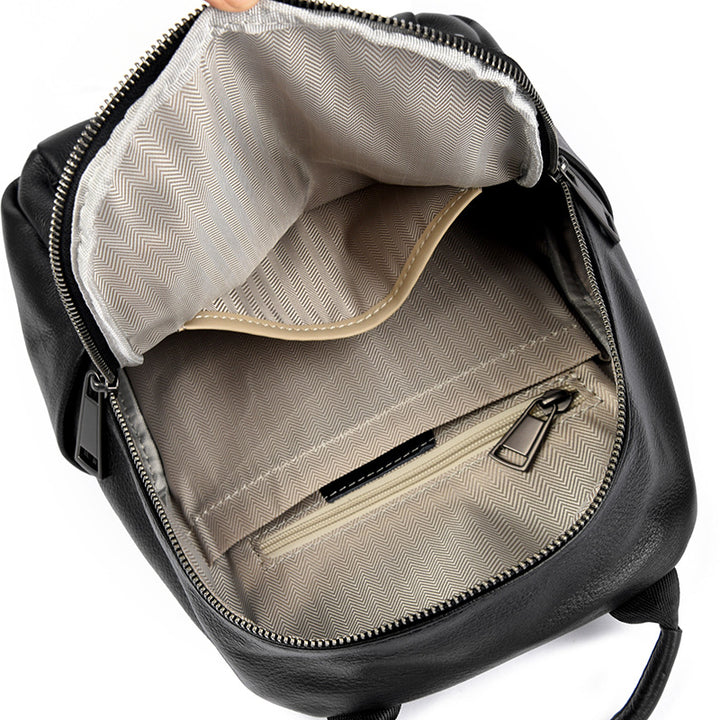 Premium Soft Leather Backpack Stornfield