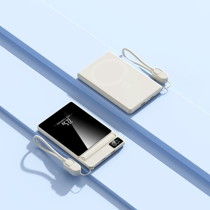 Portable power bank with wireless charging function from Stornfield
