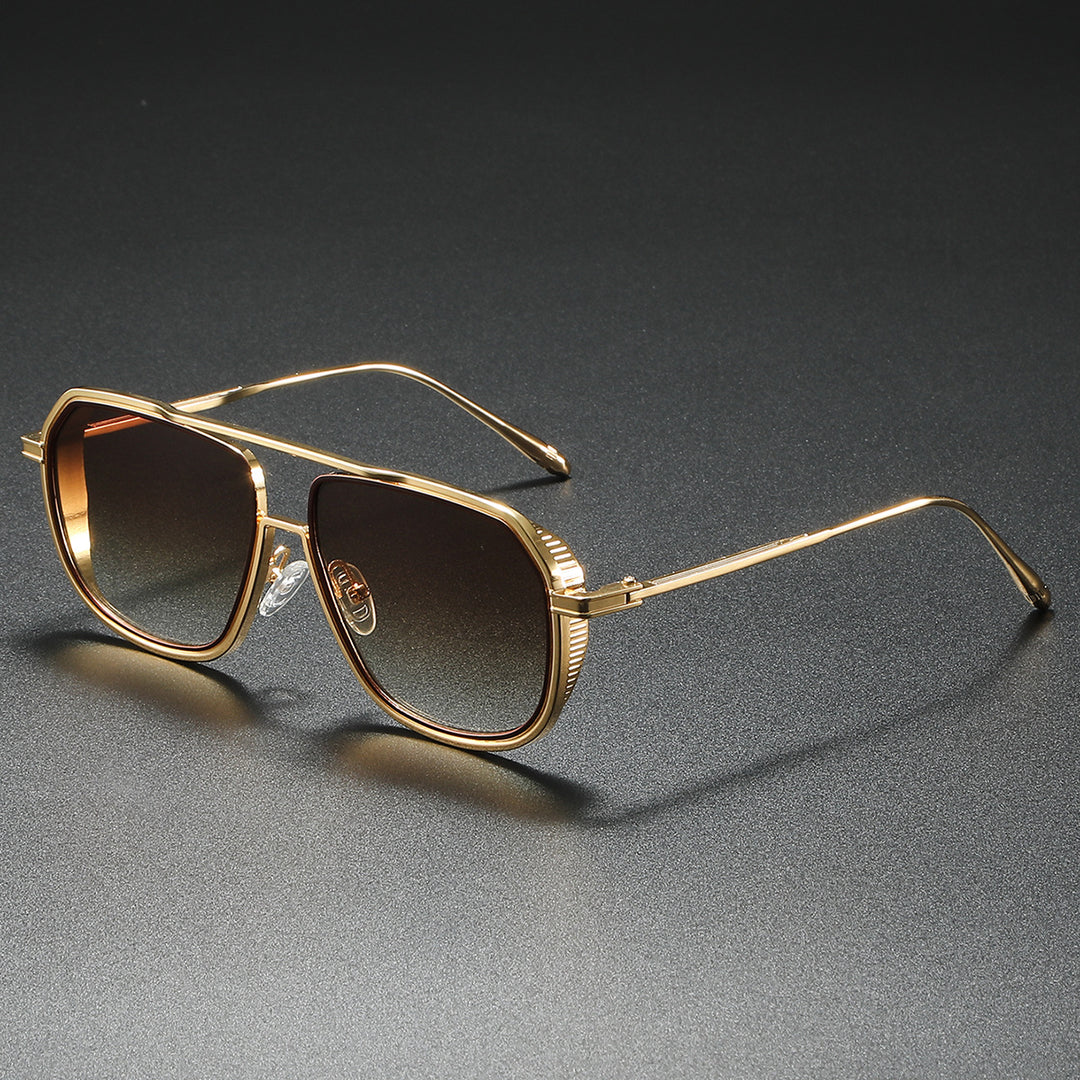 Women's Elegant Sunglasses with Angular Metal Frame Stornfield