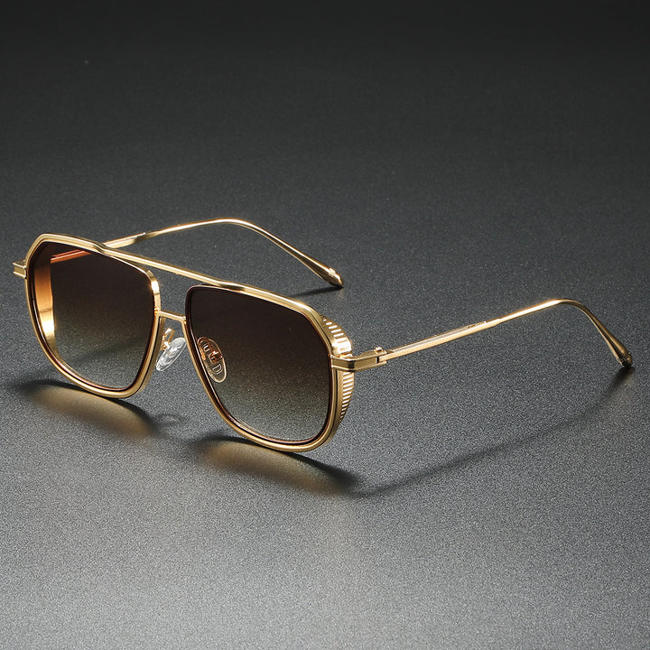 Women's Elegant Sunglasses with Angular Metal Frame Stornfield