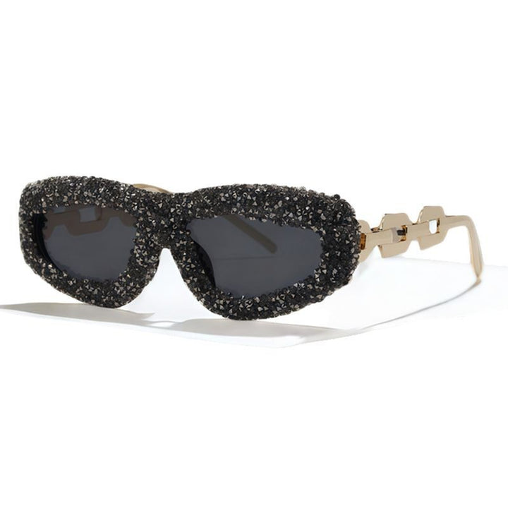 Ladies glamorous sunglasses with embellished frame Stornfield