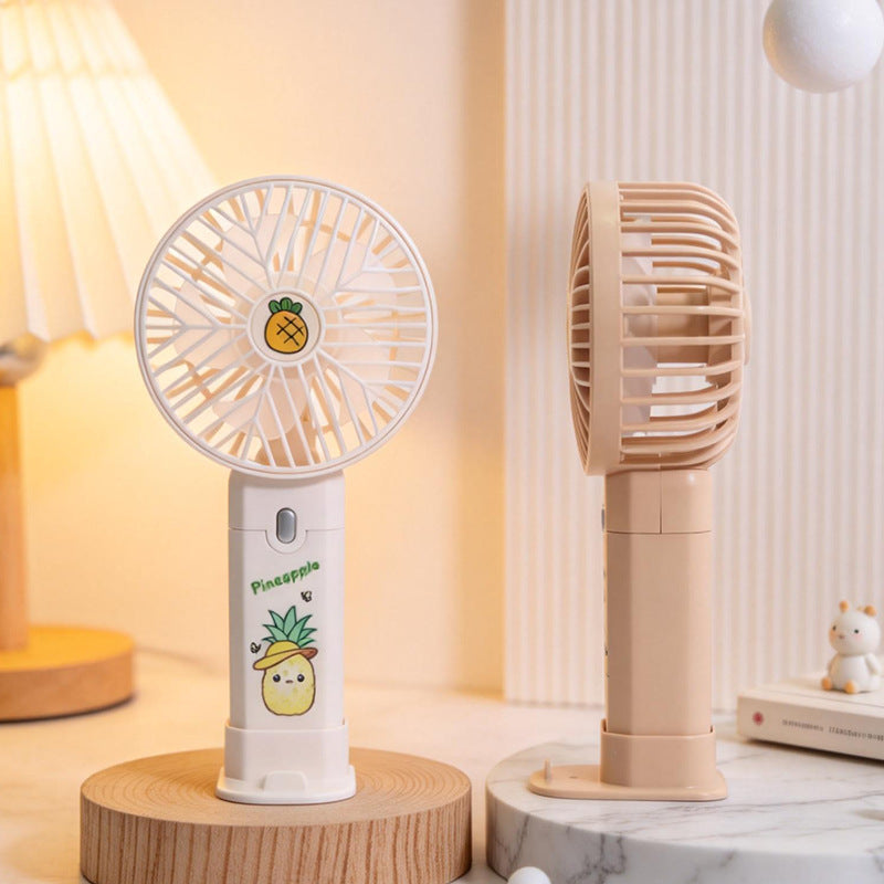 Women's portable USB table fan with built-in battery Stornfield