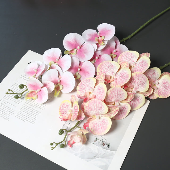 Decorative Faux Orchid Arrangement