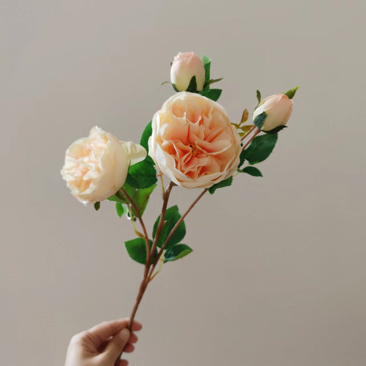 Realistic Floral Peony Stem