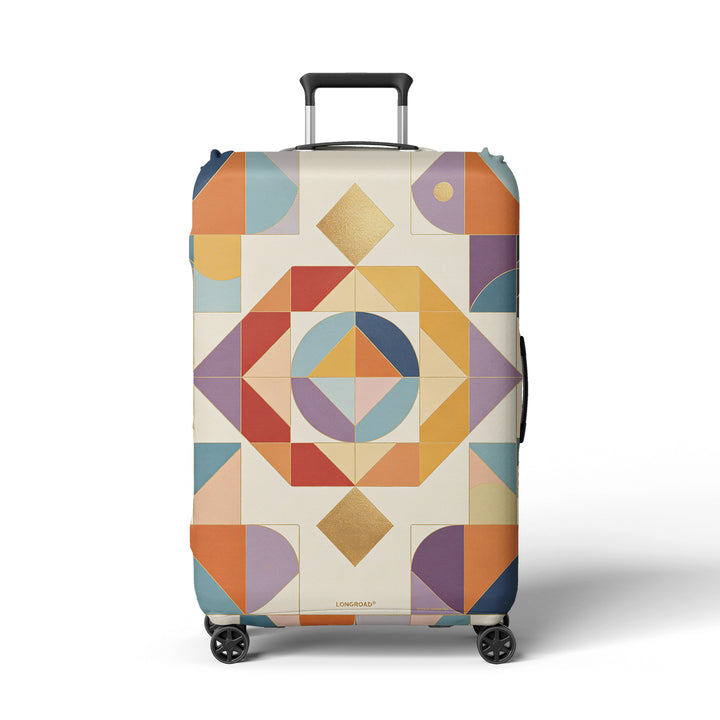 Women's suitcase cover with modern graphic design Stornfield