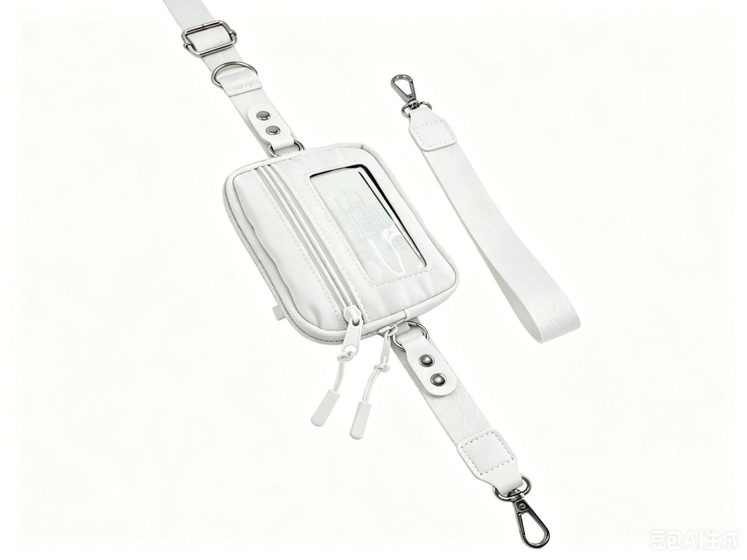 Compact shoulder bag with transparent card pocket Stornfield