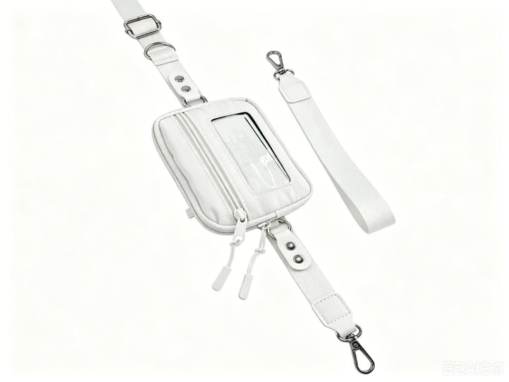 Compact shoulder bag with transparent card pocket Stornfield