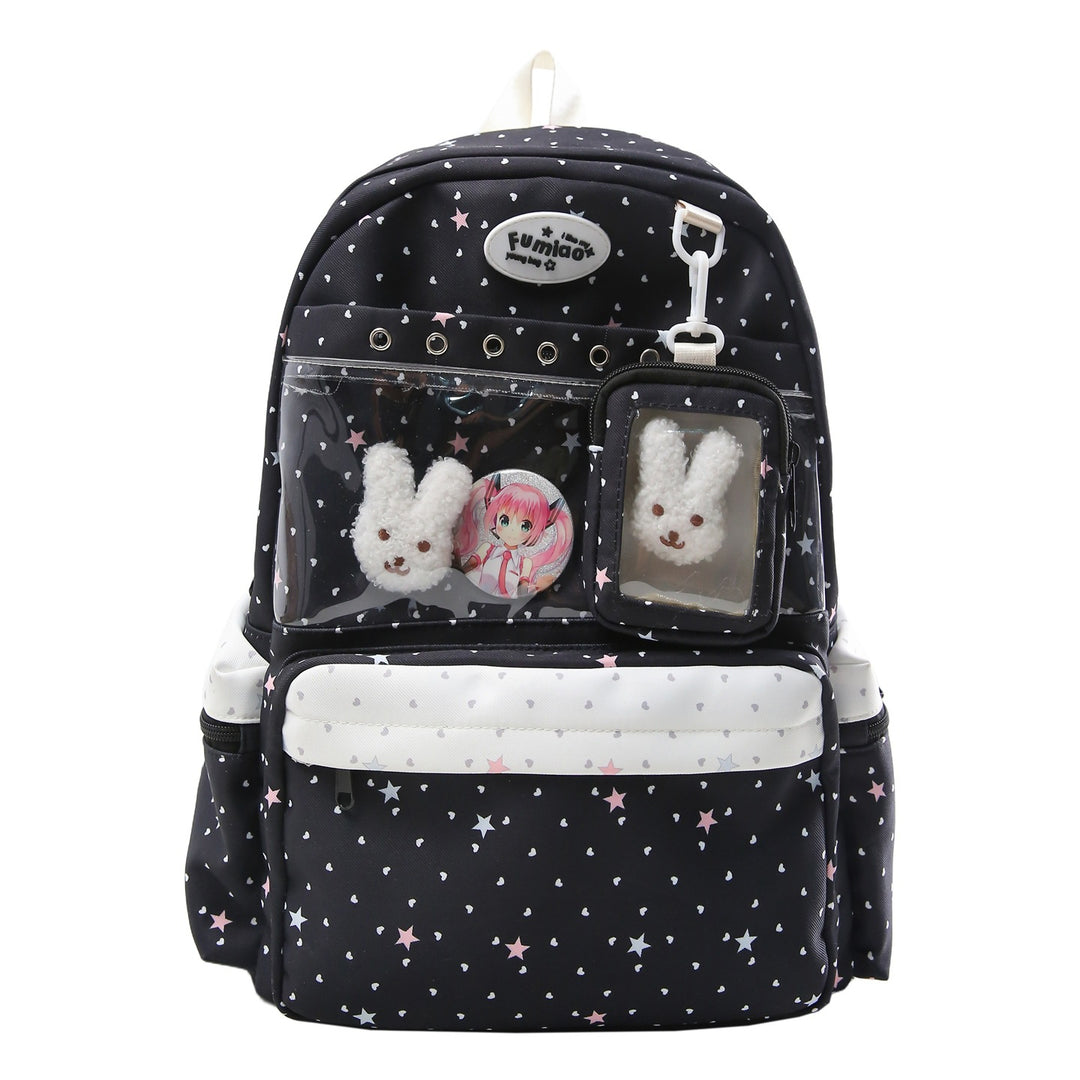 Transparent Pocketed Character Backpack Stornfield