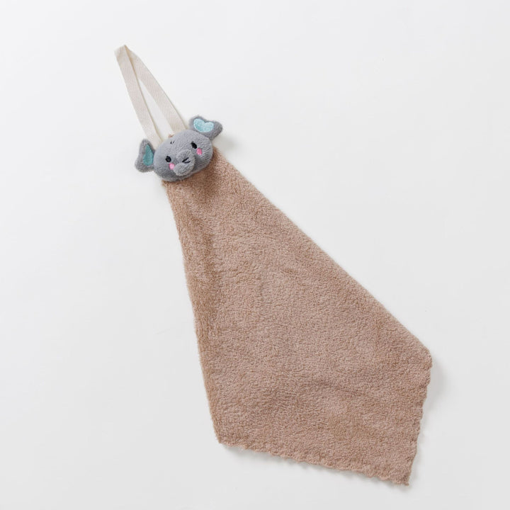 Plush Mouse Hooded Baby Bath Towel with Hanging Loop