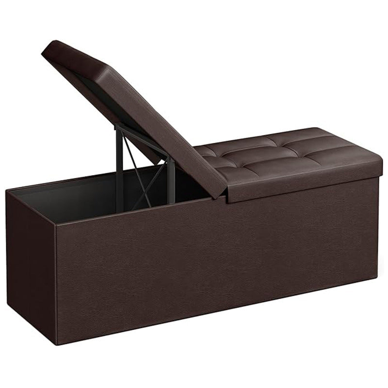 Versatile Upholstered Storage Stool Stornfield
