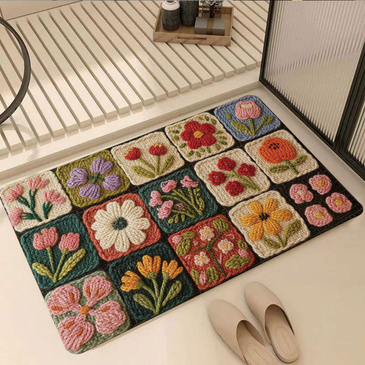 Decorative Lotus Water Lily Bath Mat