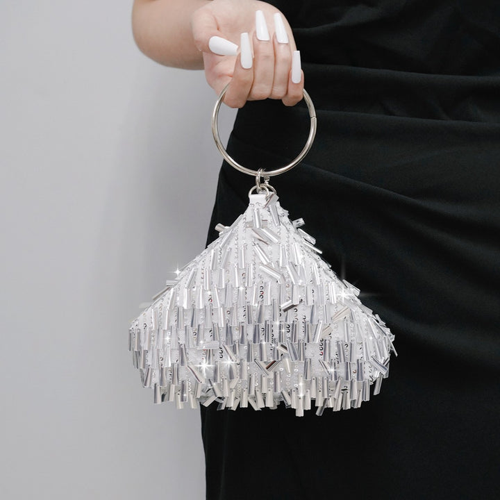 Decorative Fringe Clutch